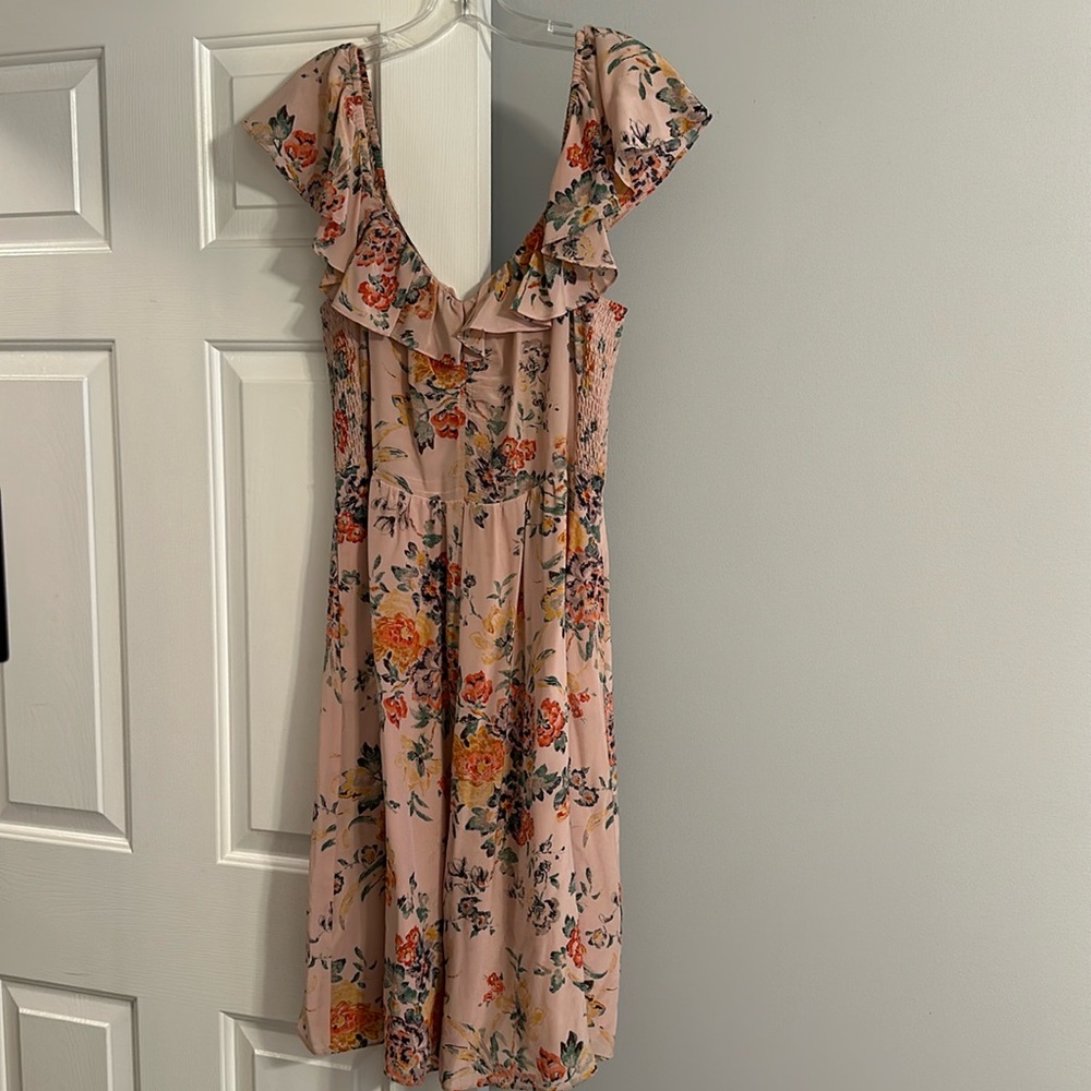 Rebecca Taylor Marlena Floral Ruffle Dress - Size 10